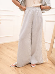 Pantaloni Garza riga e crochet - Vicolo