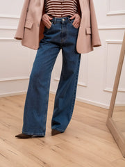 Jeans Prado blu denim wide leg - Tensione In