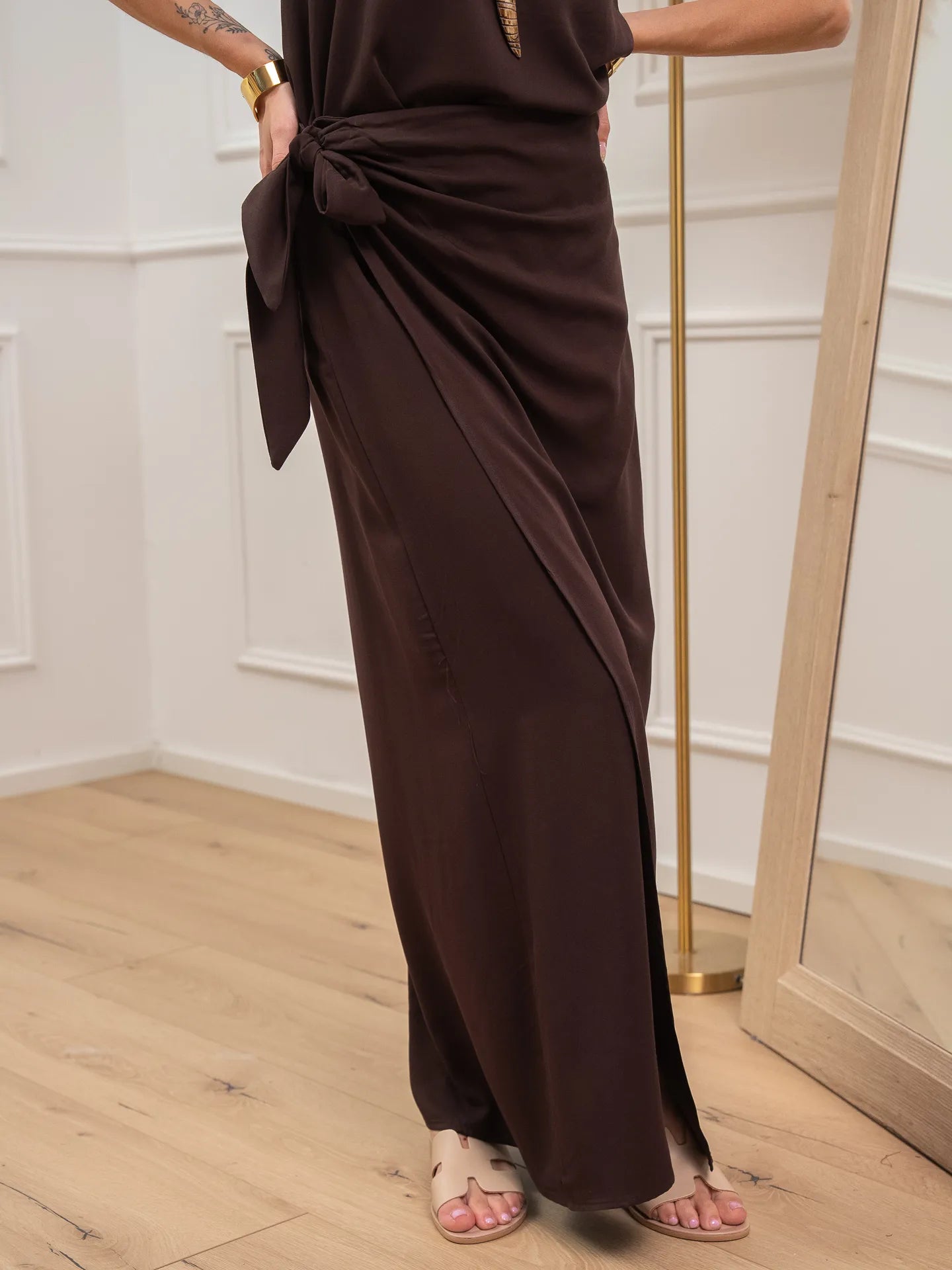 Gonna pareo cioccolato lunga - HaveOne