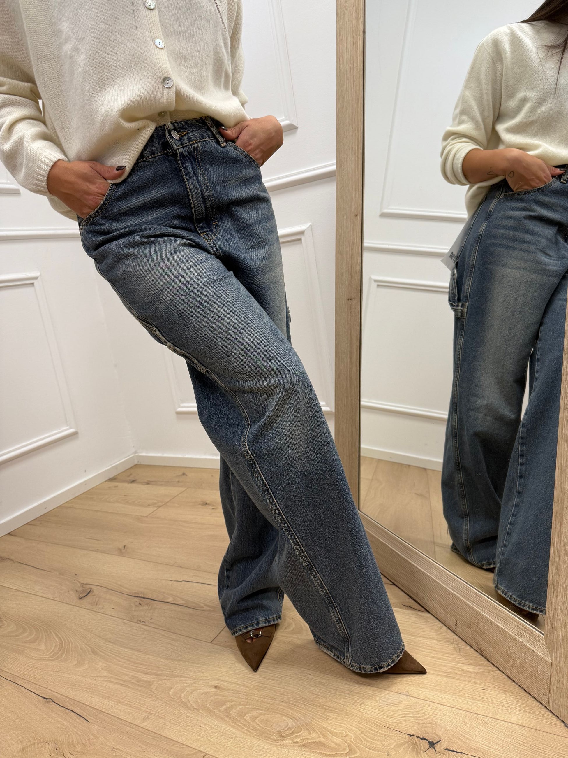 Jeans Detroit denim sabbiato - HaveOne