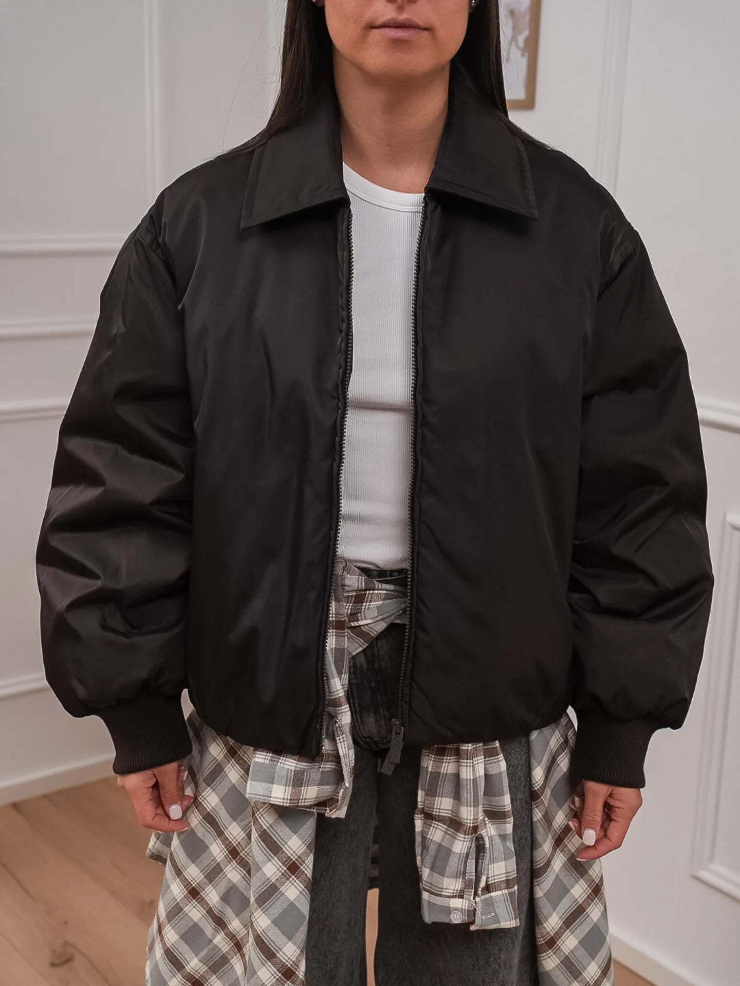 Bomber fondente in nylon - Vicolo