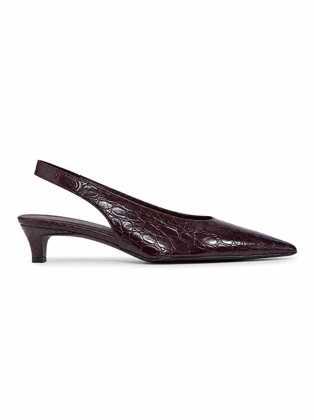 Décolleté slingback cocco bordeaux - Divine Follie