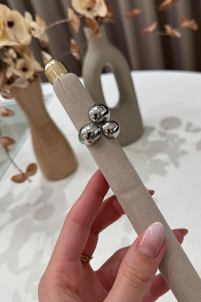 Anello trio argento - Calibro Shop