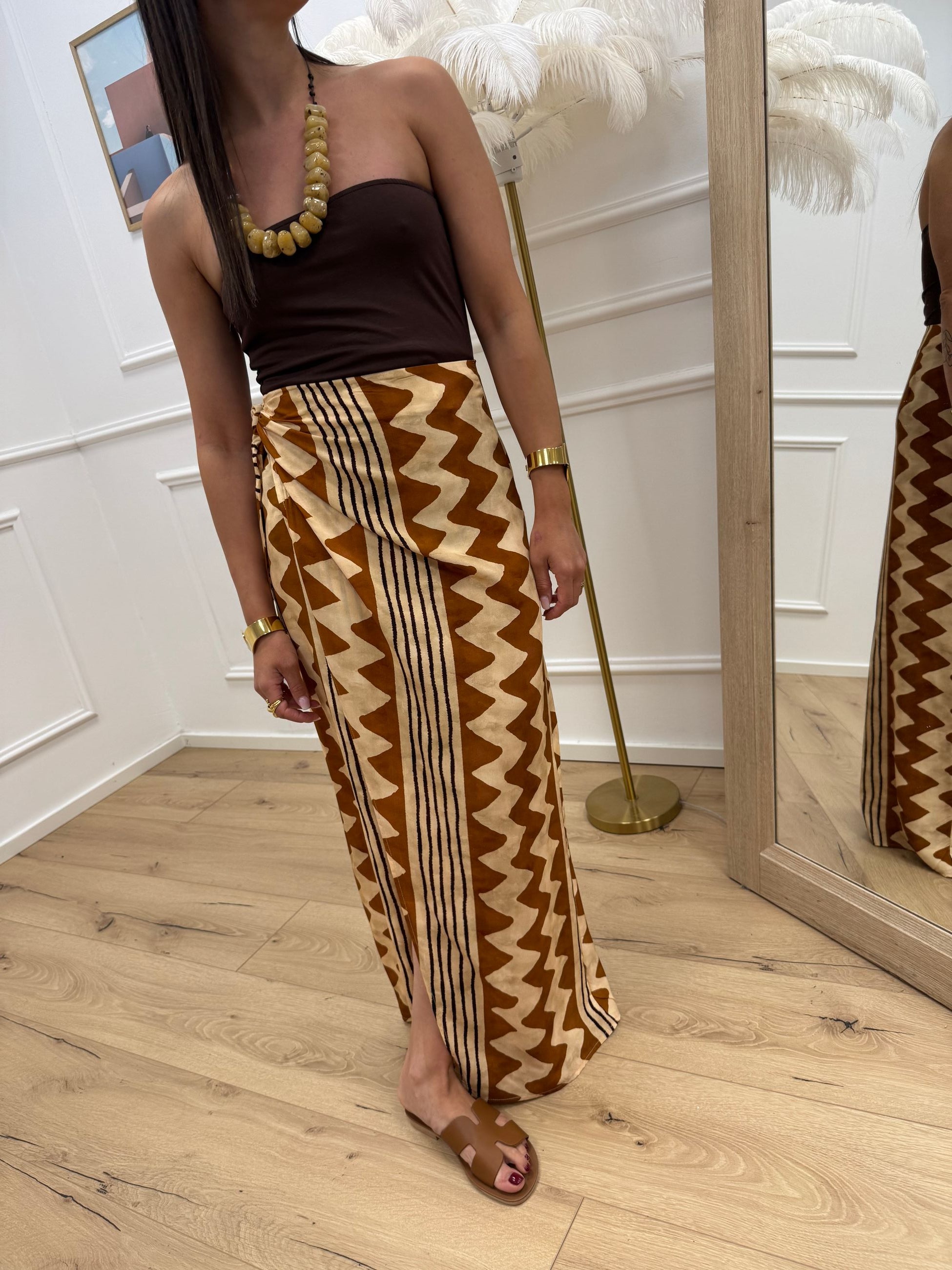 Set coordinato Bali top fascia e gonna pareo - HaveOne