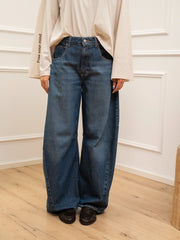 Jeans Michelle extra barrel con impunture - HaveOne