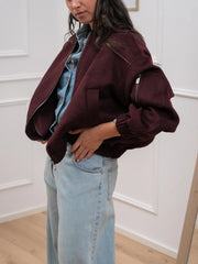 Bomber misto lana chianti - Vicolo