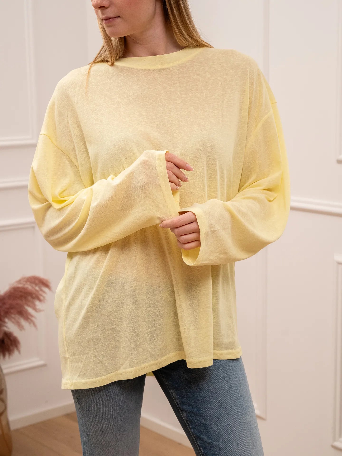 T shirt vedo non vedo gialla - Crispy