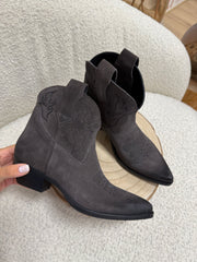Texano basso carbone con ricami - Divine Follie