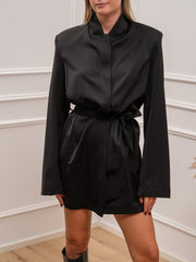 Vestito Teky in raso - Silence Limited