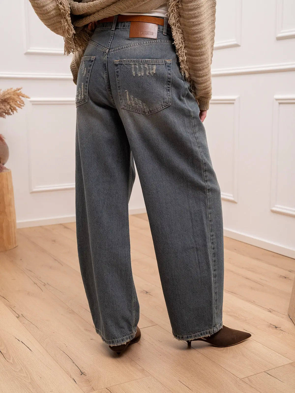 Jeans Papavero boyfriend con rotture - Kontatto