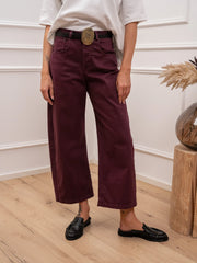 Jeans Denver in cotone con cintura ovale - Tensione In