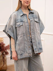 Cappa in denim oversize - Vicolo