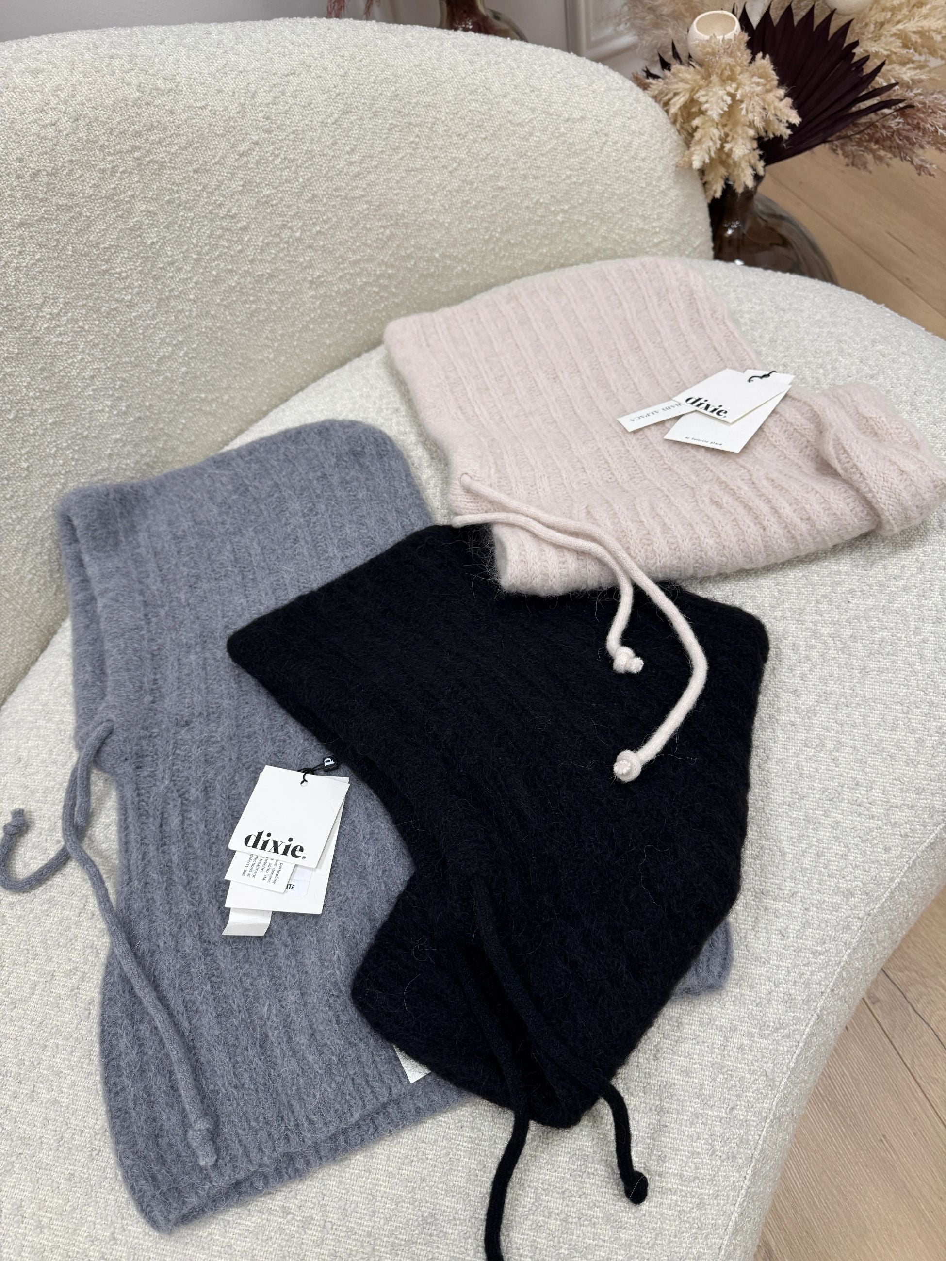 Balaclava nero misto mohair - Dixie