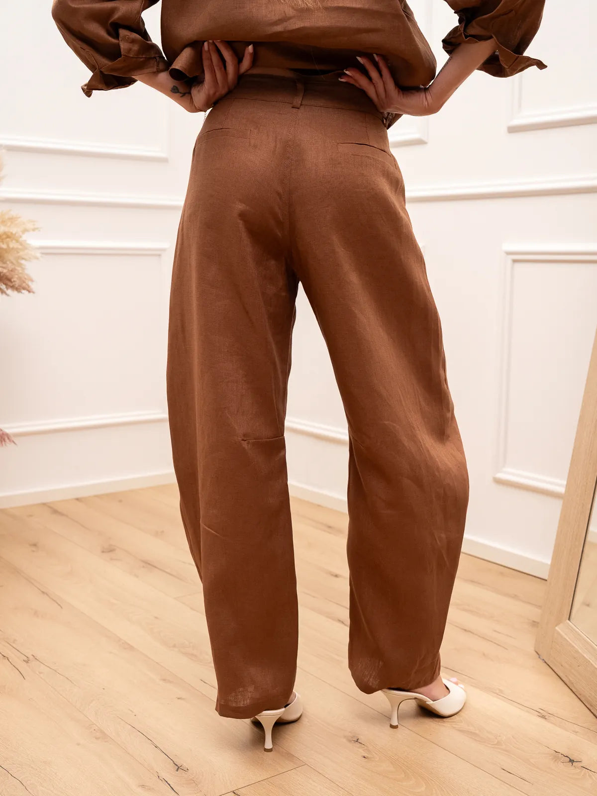 Pantaloni Dreamer bruciato in lino - Tensione In