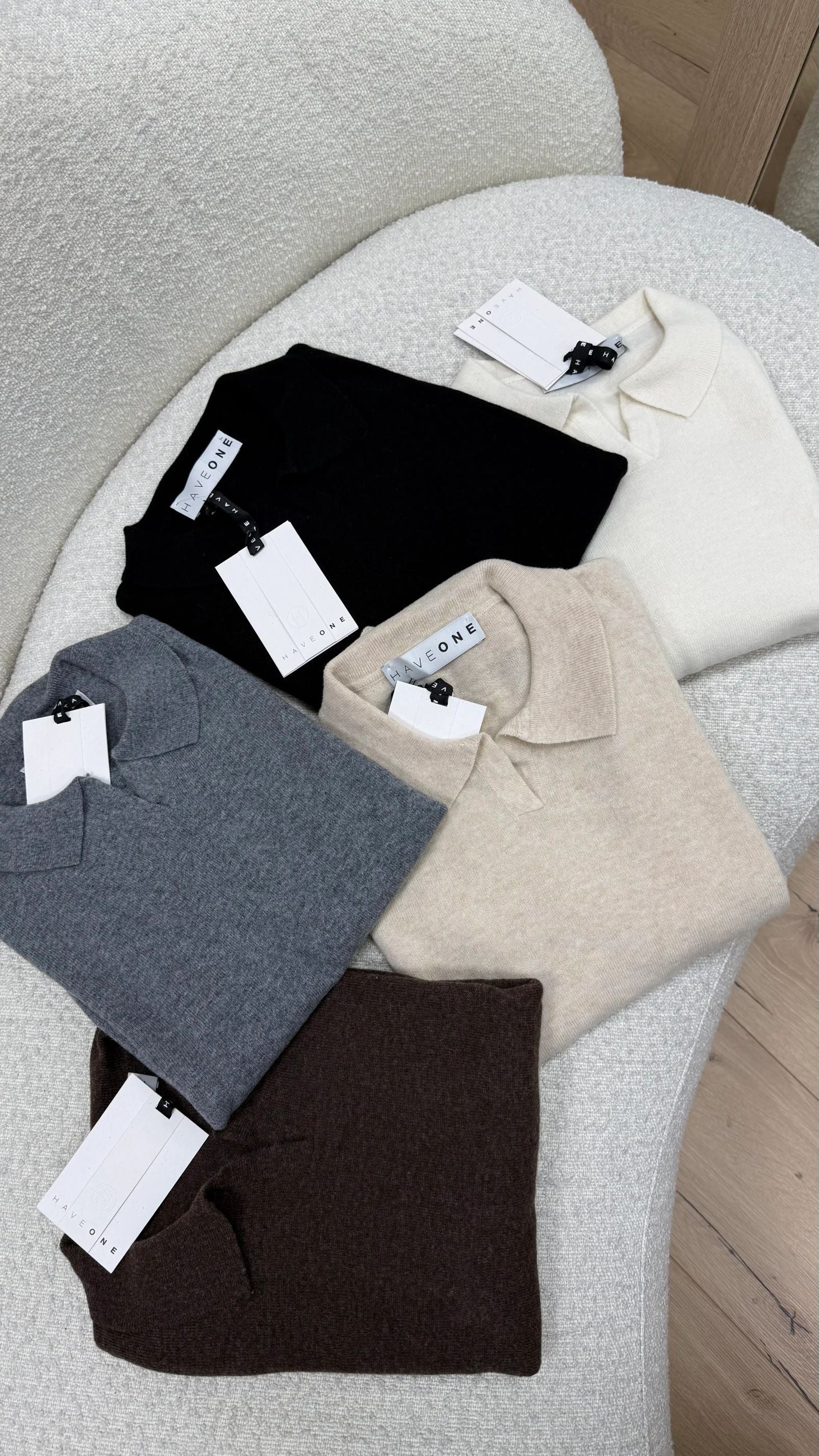 Maglia polo moro 80% lana - HaveOne