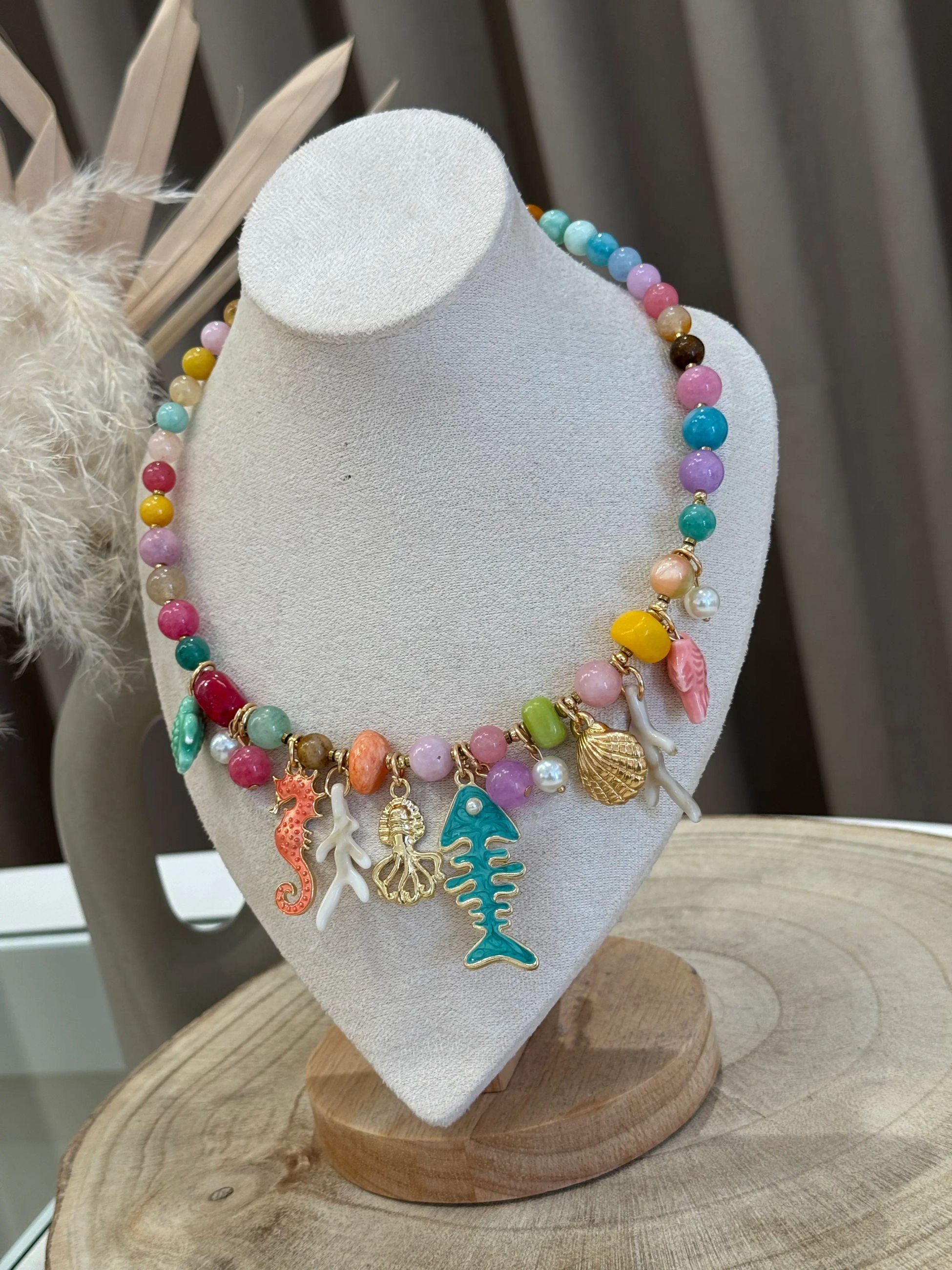 Collana perline colorate - Calibro Shop