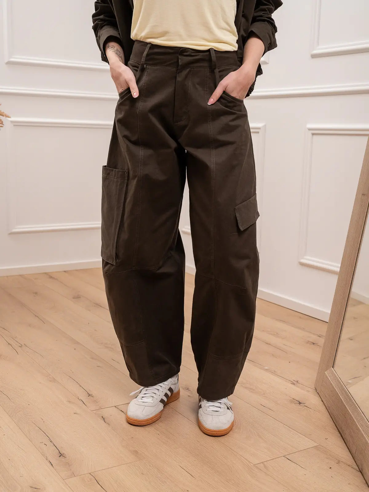 Pantaloni army soft touch cargo - Vicolo