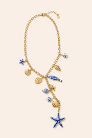 Collana Santorini blu e bianca - Calibro Shop