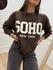 Maglia moro "Soho" misto lana - HaveOne