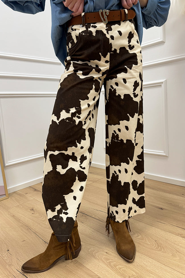 Pantaloni cow moro e burro soft touch - HaveOne