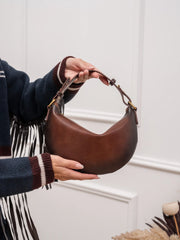 Borsa Croissant pelle vintage - Vicolo