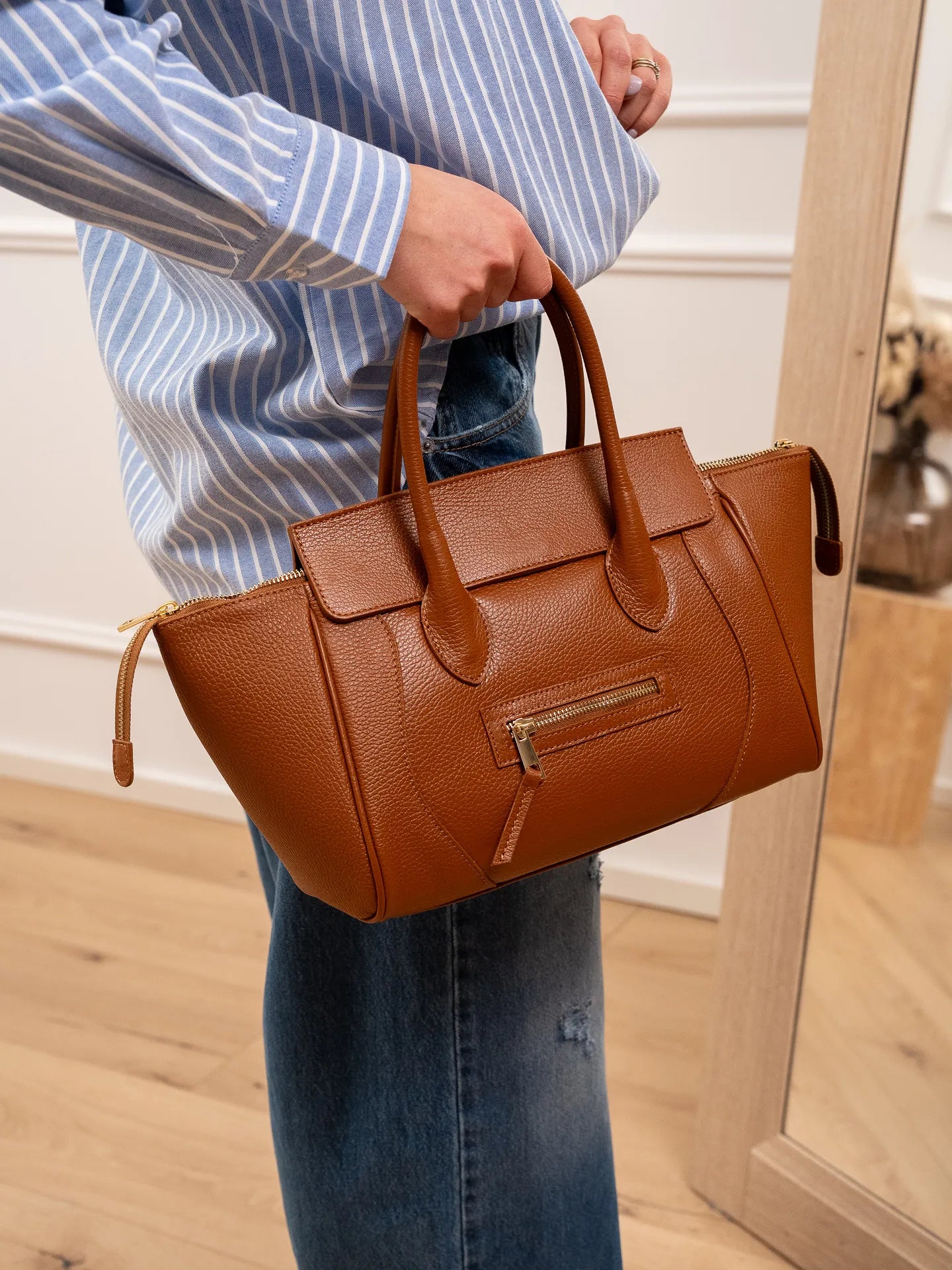 Borsa Lunelle cuoio - Calibro Shop