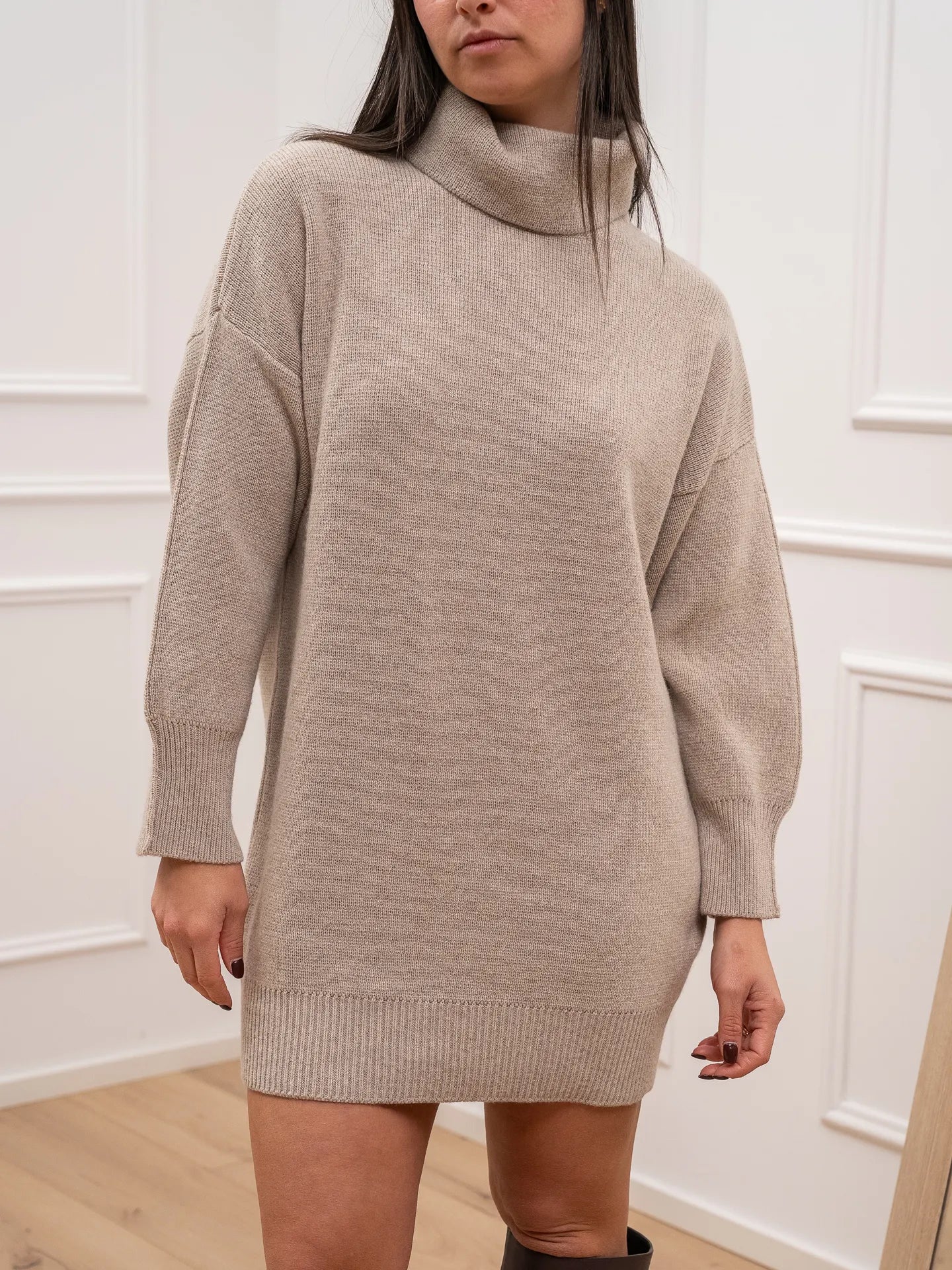 Vestito mini dolcevita casha - Vicolo