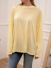 T shirt vedo non vedo gialla - Crispy