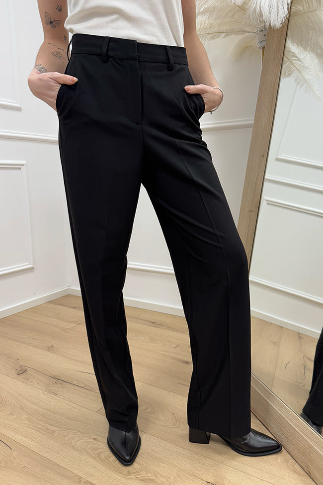 Pantaloni sartoriali dritti neri - JJXX