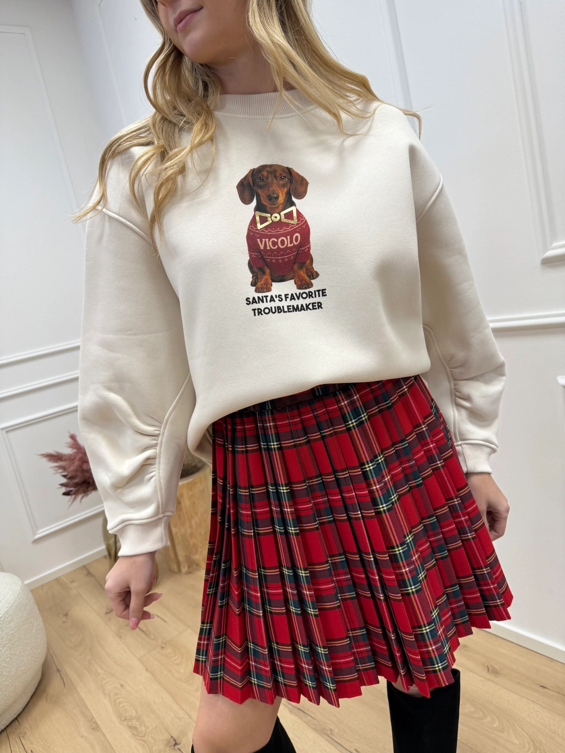 Felpa burro "Santa's Favorite" - Vicolo