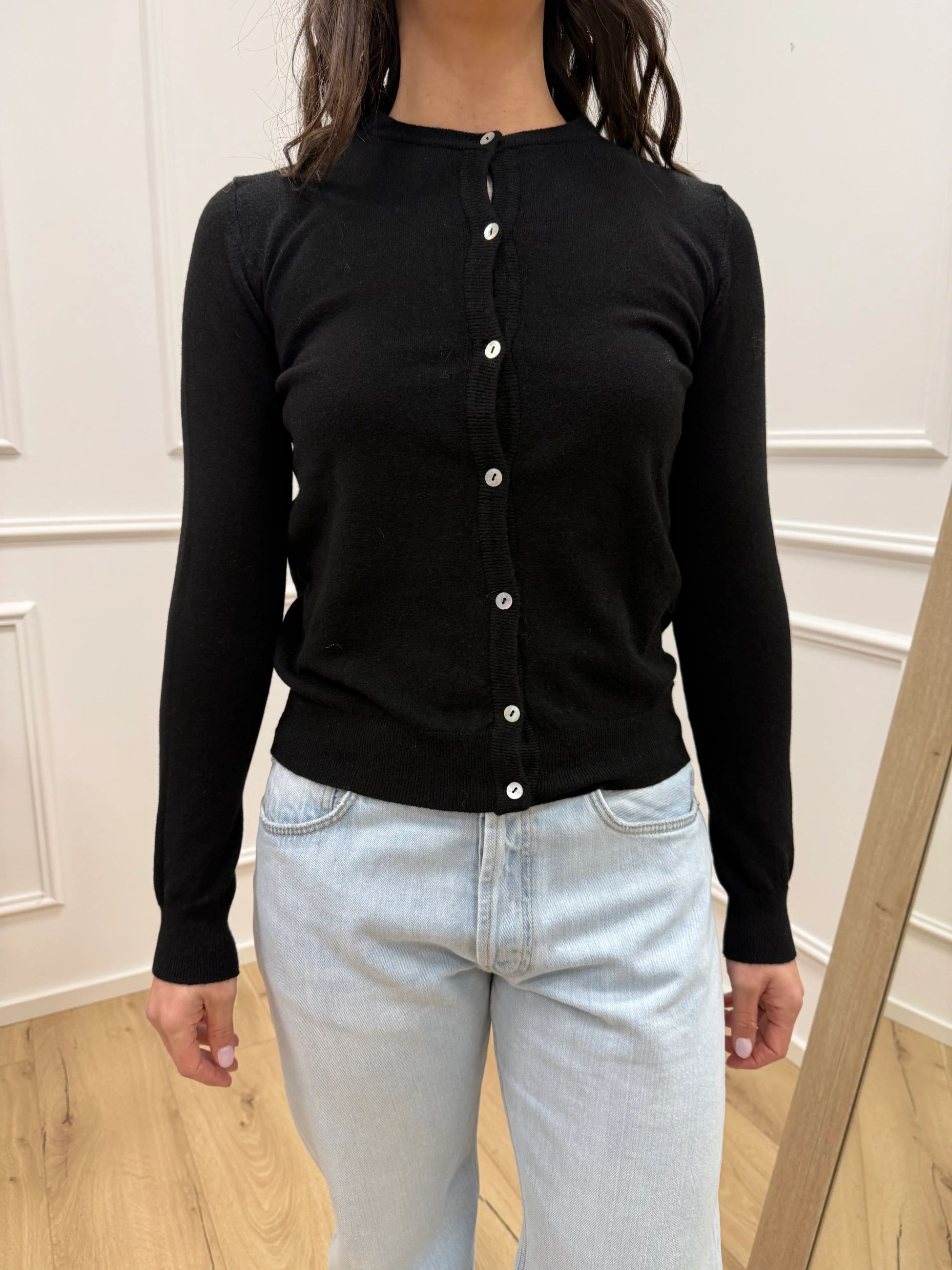 Maglia rebecchina basic nera - HaveOne