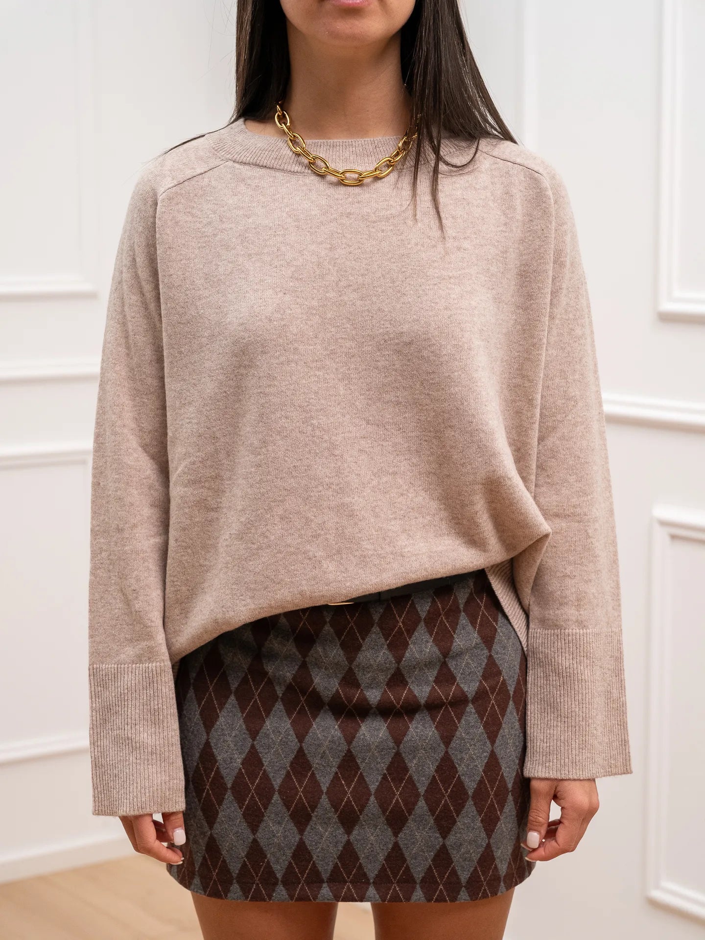 Maglia over castoro 100% lana - Tensione In