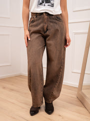 Jeans Anais choco balloon fit - Tensione In