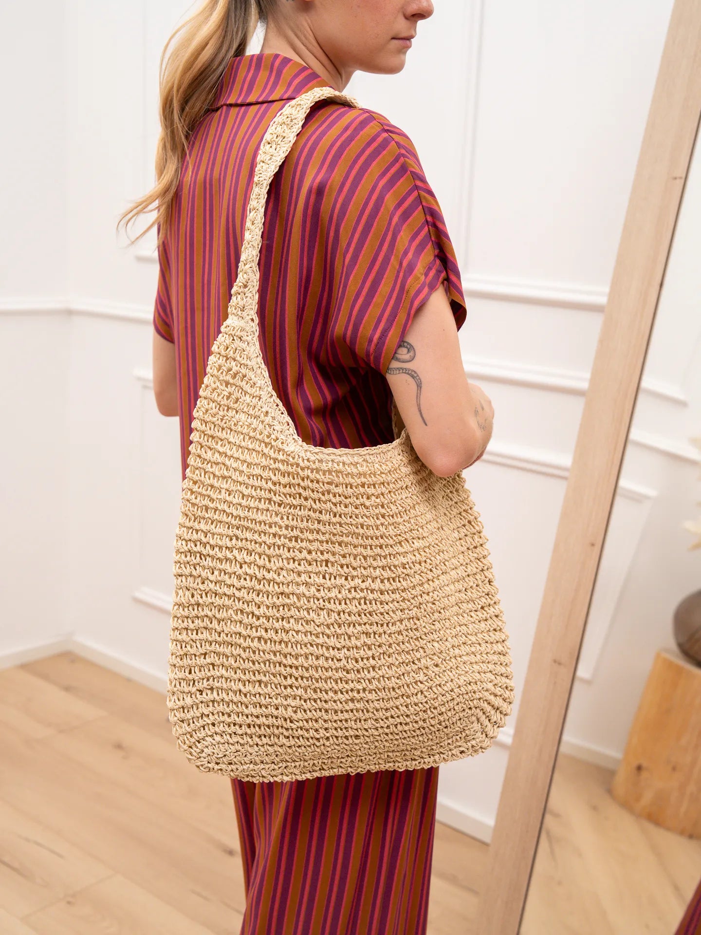 Borsa rafia naturale - Calibro Shop