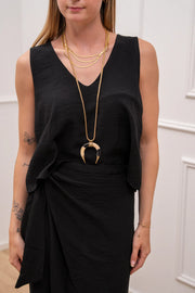 Top basic nero scollo a v - HaveOne