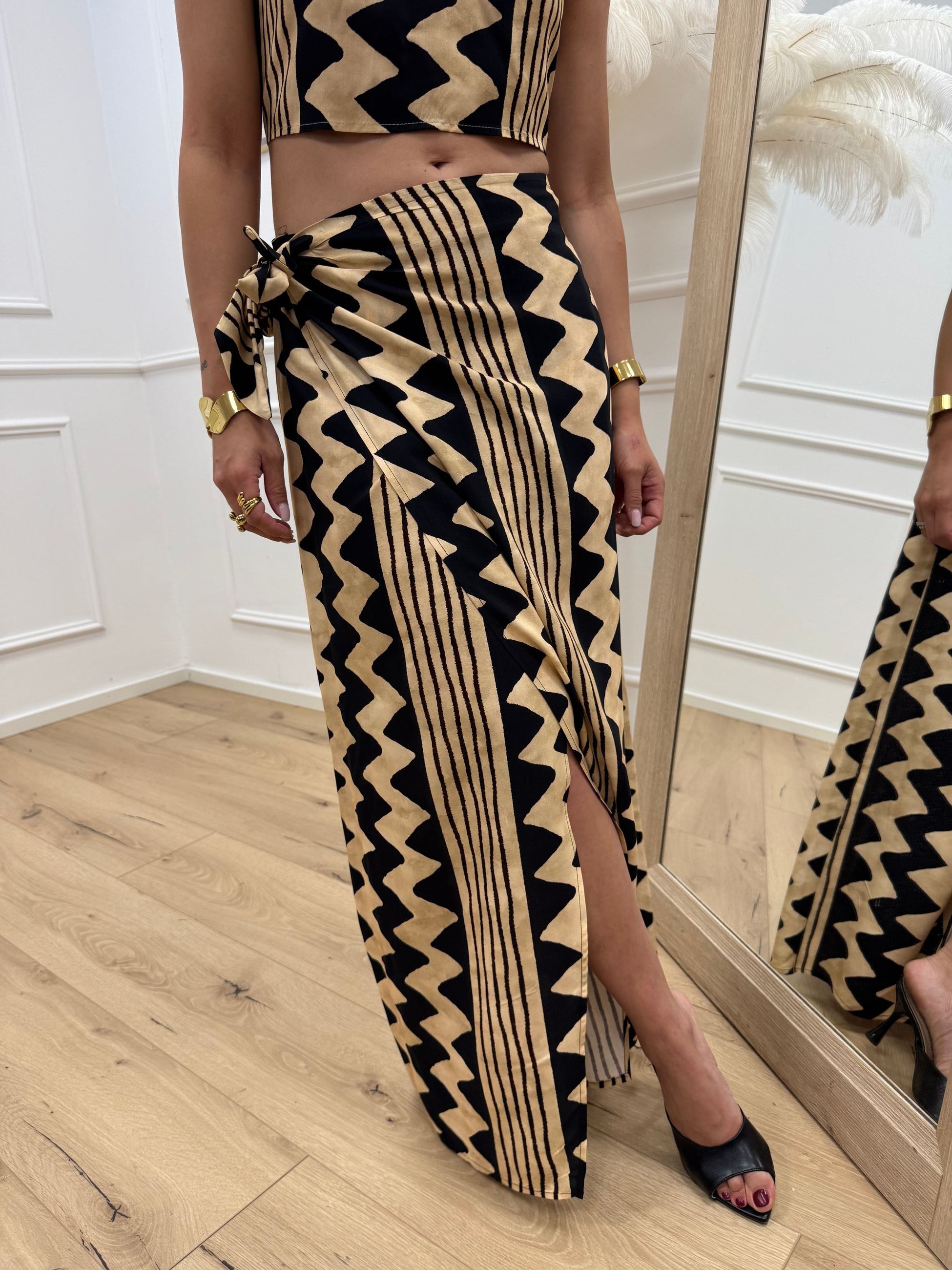 Gonna lunga Etnic Vibes stile pareo - HaveOne