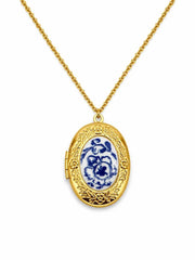 Collana Maiolica Eternity blu - Calibro Shop