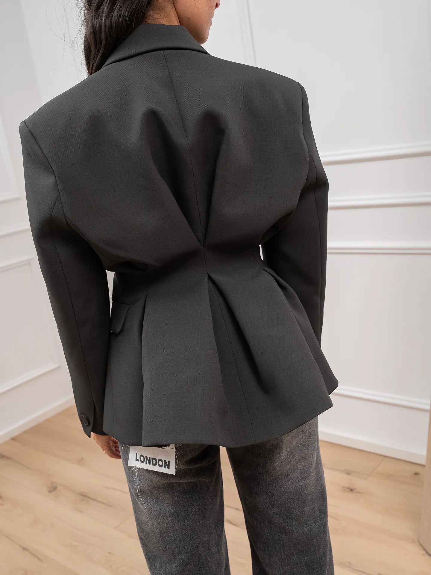 Giacca "Valery" sfiancata grigia - Vicolo