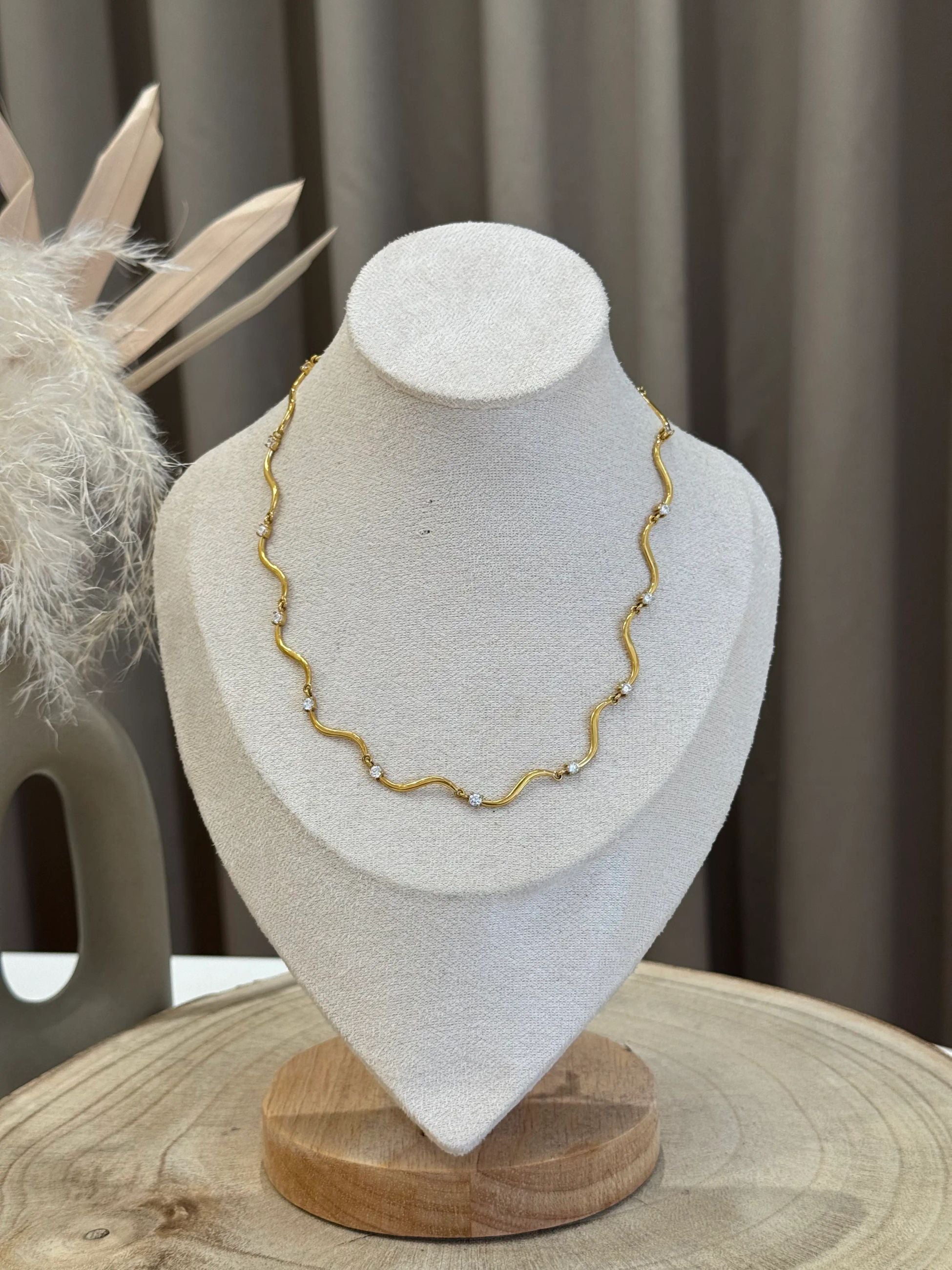 Collana choker Sbrilli bianca - Calibro Shop