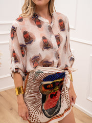 Camicia burro Scimmia bluette - HaveOne
