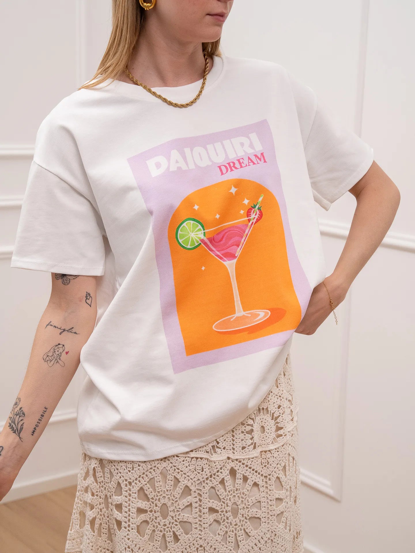 T shirt print Daiquiri - Calibro Shop