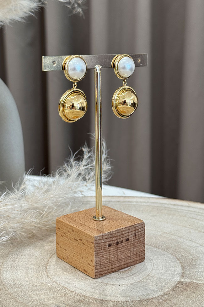 Orecchini J'adore oro e perla - Calibro Shop