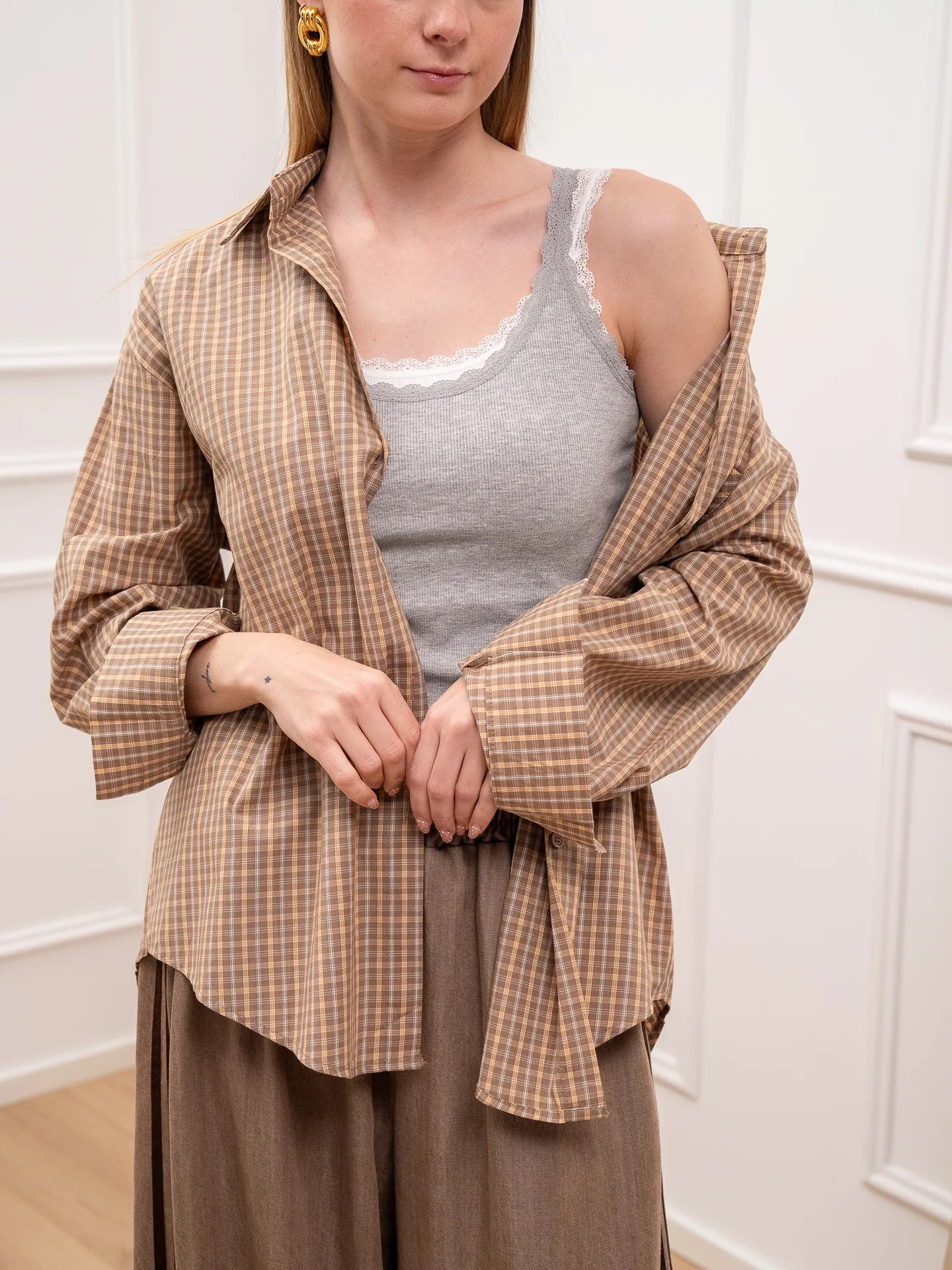 Camicia Gulliver check tabacco - Crispy