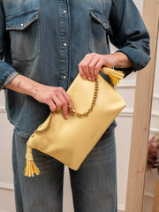 Borsa Tassel gialla mini - Vicolo