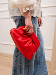 Borsa pasticcino ecopelle rossa - Calibro Shop