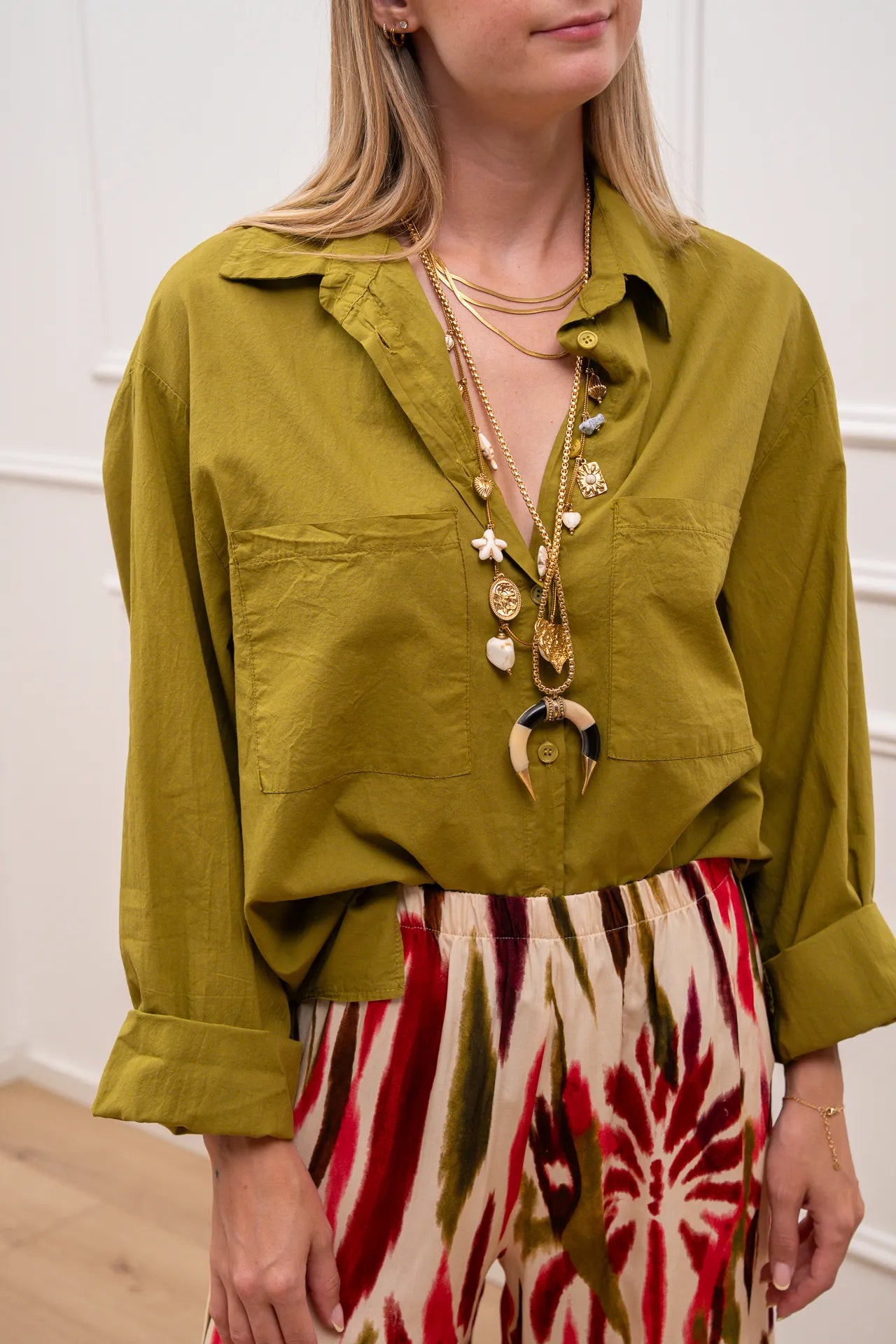 Camicia Essential olio doppia tasca - HaveOne