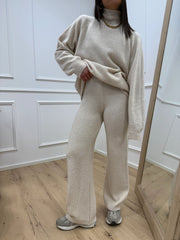 Set coordinato maglia e pantalone panna - HaveOne