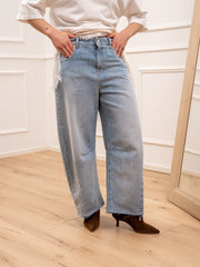 Jeans Cecil barrel fit denim chiaro - Vicolo