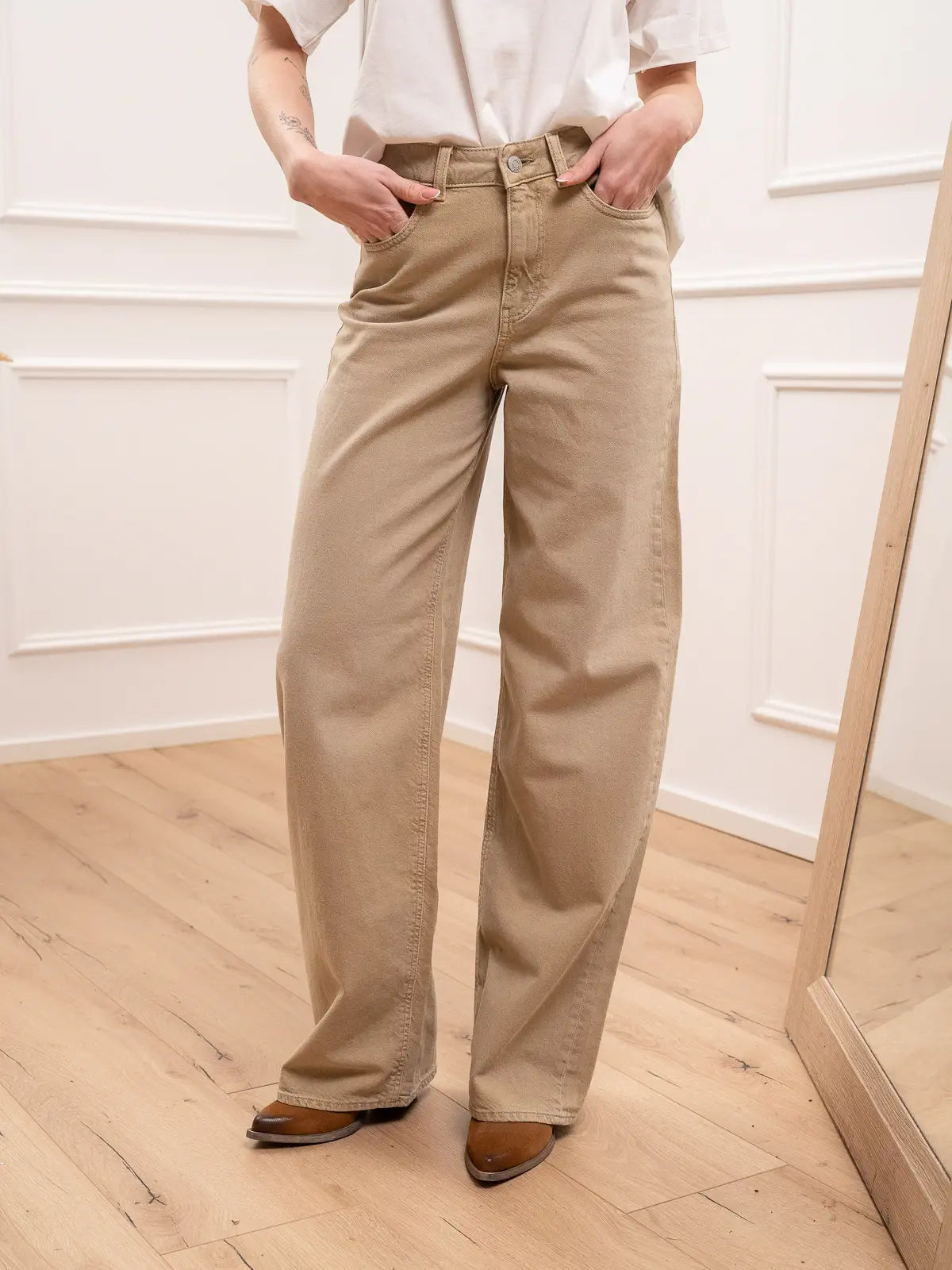 Jeans Tokyo sabbia wide leg fit - JJXX