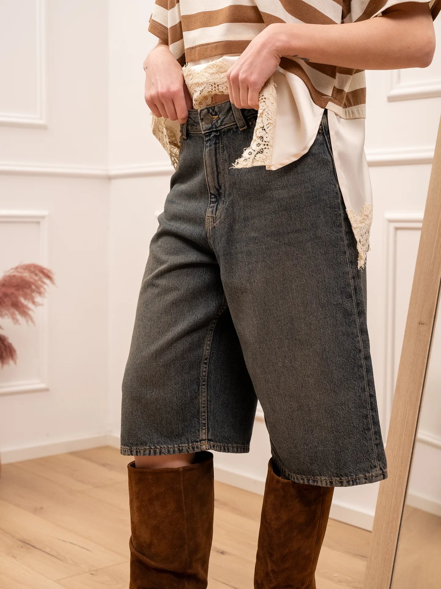 Bermuda Kyoto in denim baggy fit - JJXX